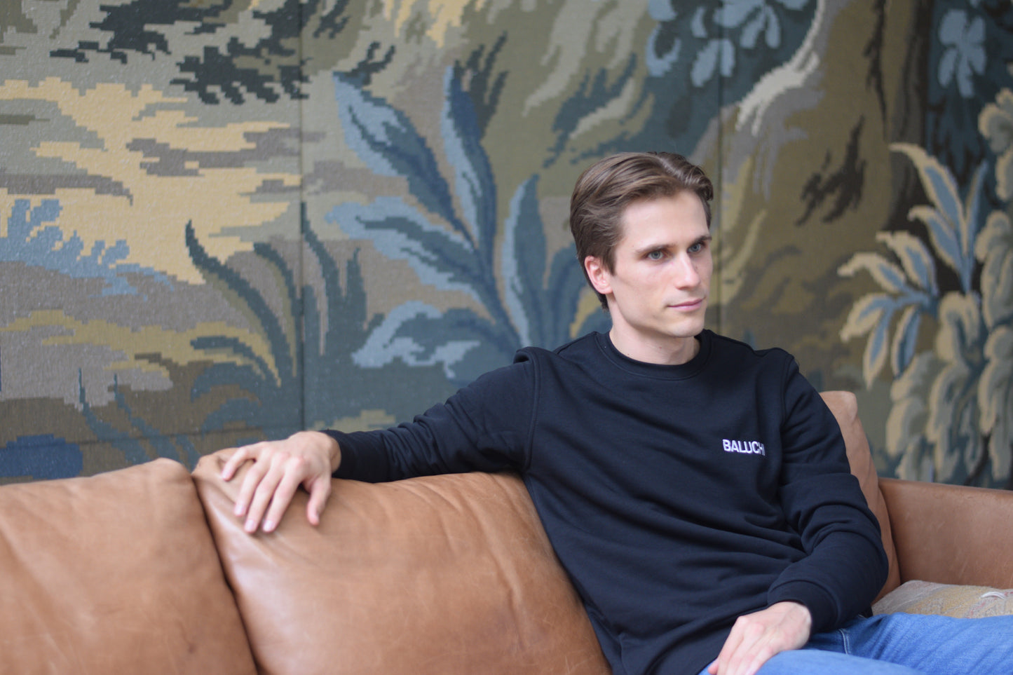 BALUCHI crew neck Black
