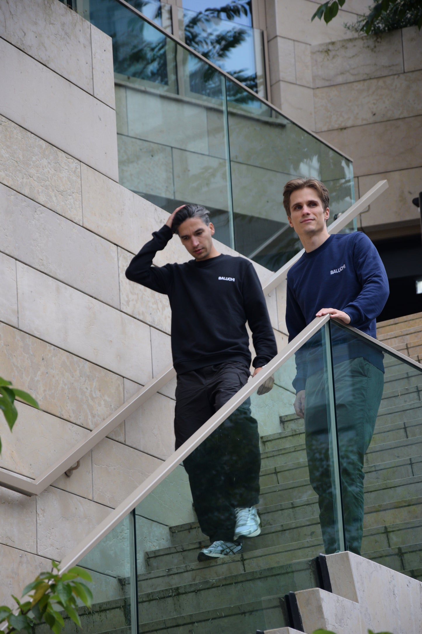 BALUCHI crew neck Blue
