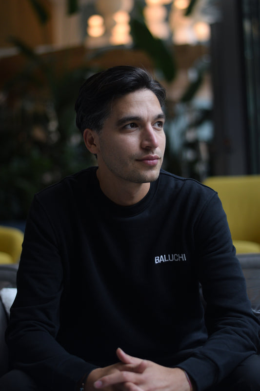 BALUCHI crew neck Black