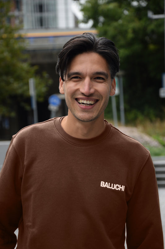 BALUCHI Rundhalsausschnitt Braun