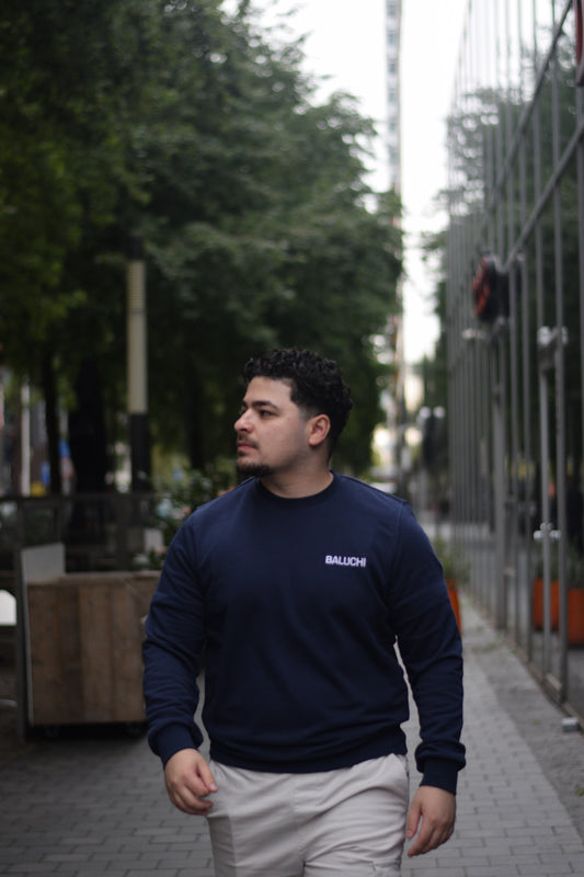 BALUCHI crew neck Blue